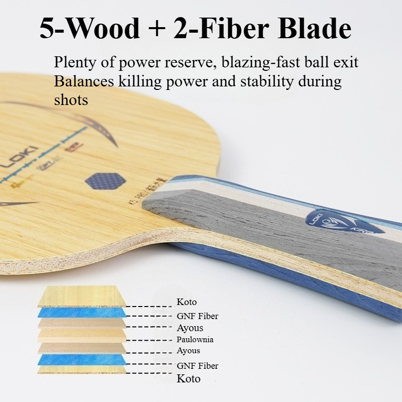 LOKI Kirin K5 PRO lame de Tenn - Outdoor Furniture Wood avis et prix