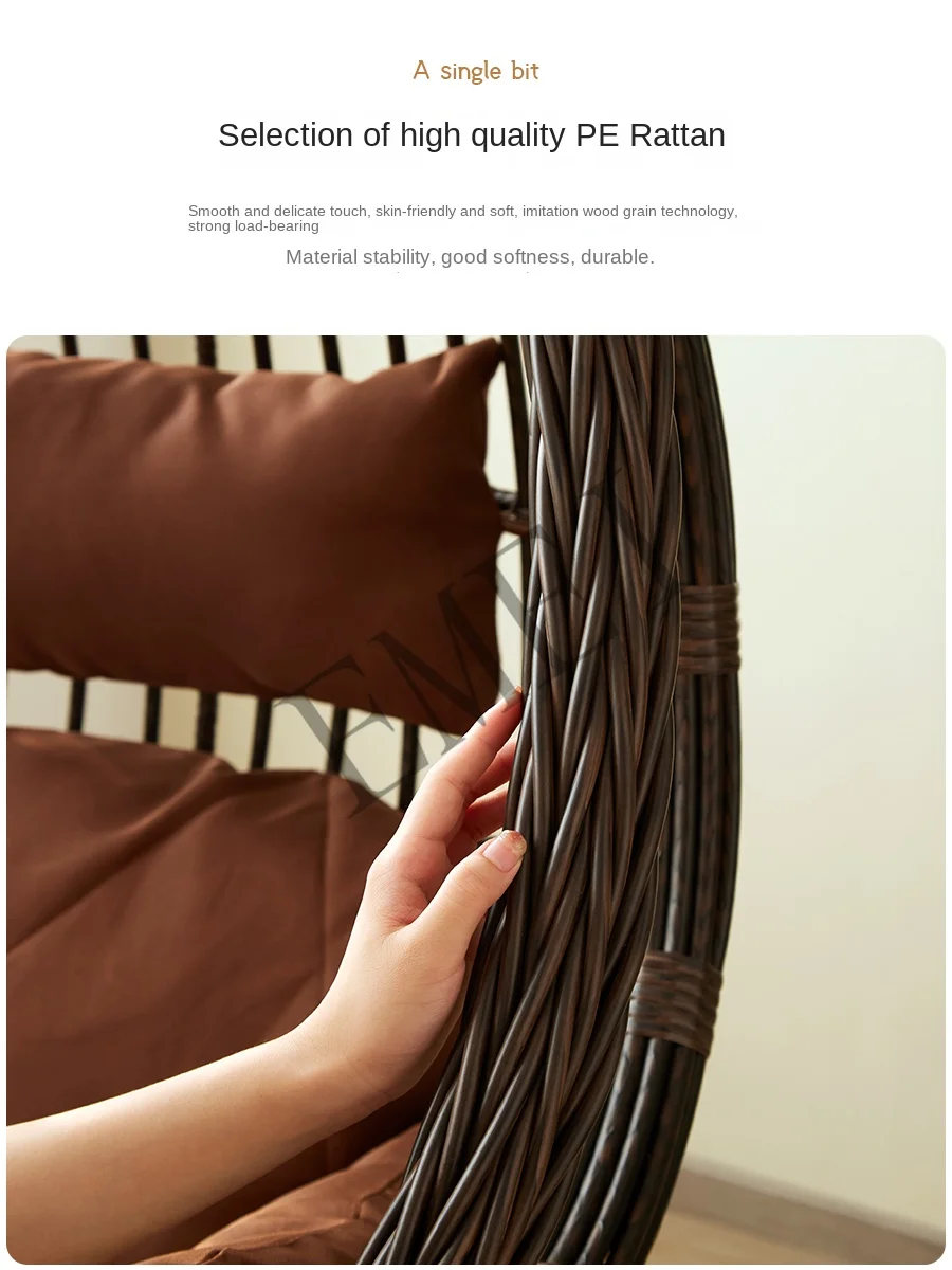 Fauteuil suspendu en rotin, ba - Outdoor Furniture Metal Chairs avis et prix