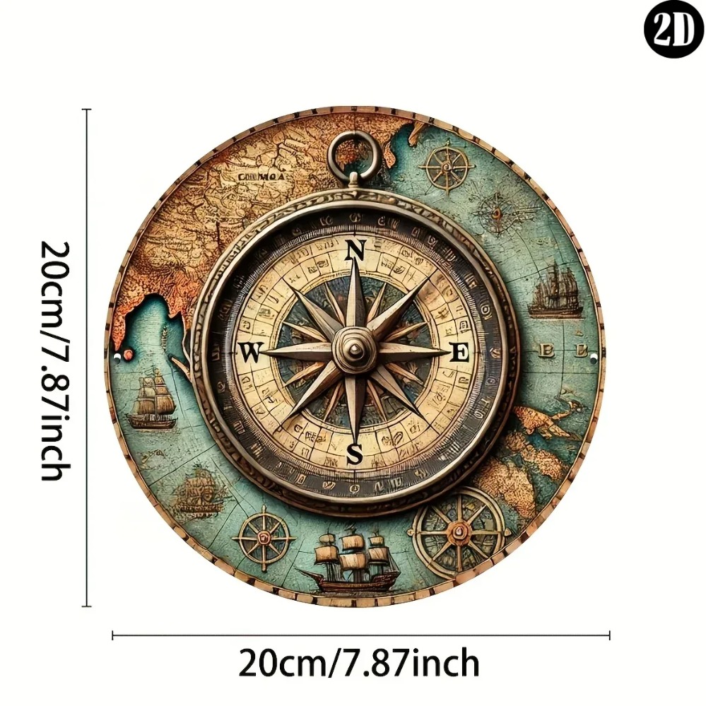 Panneau de boussole nautique v - Outdoor Furniture Metal avis et prix